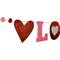 5ft. Valentine's Day Glitter "Love" Wall Banner